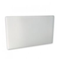 LARGE WHITE PLASTIC CHOPPING BOARD 450 x 610 x 13mm