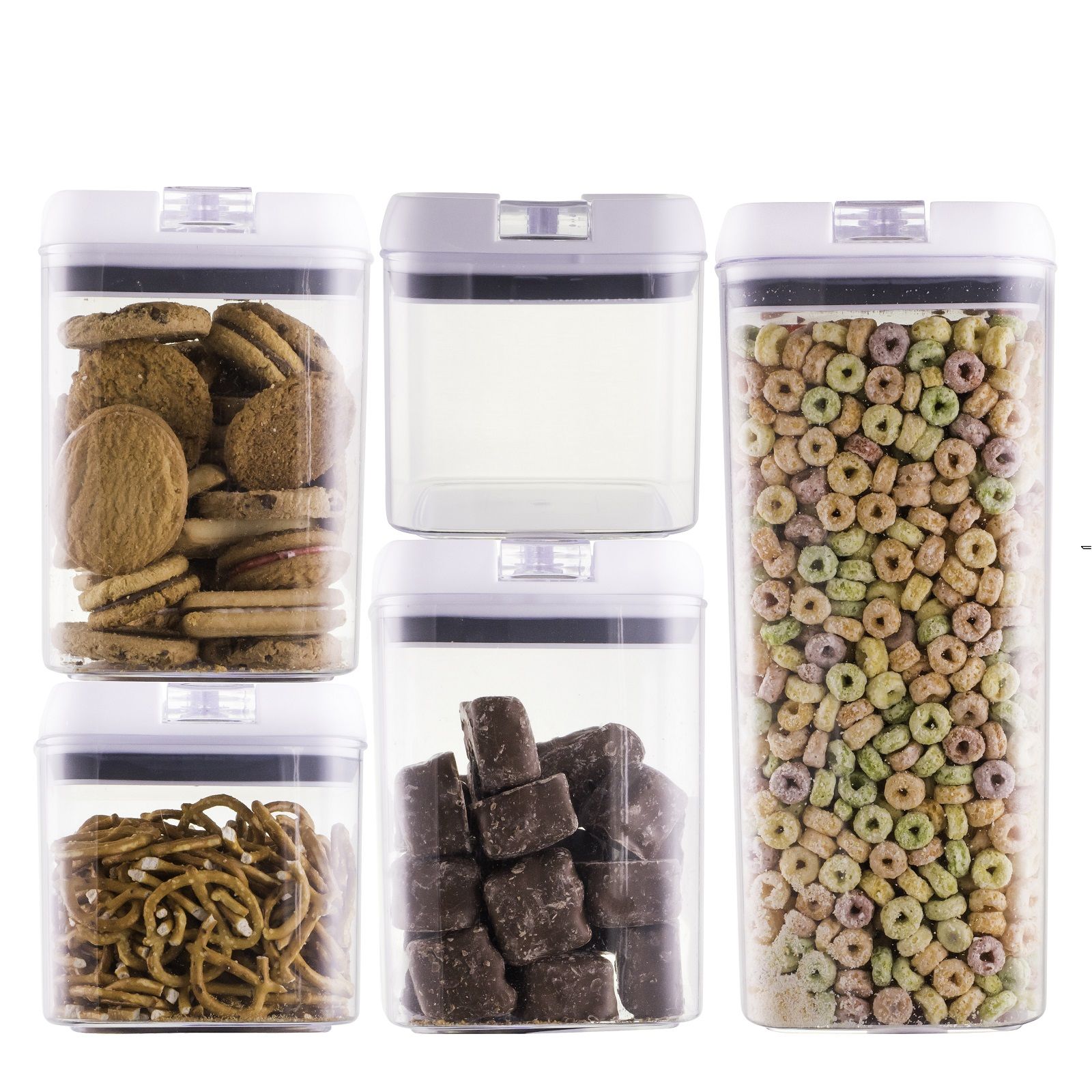 AVANTI FLIP TOP STORAGE CONTAINERS 5 PIECE SET Buy Food Containers