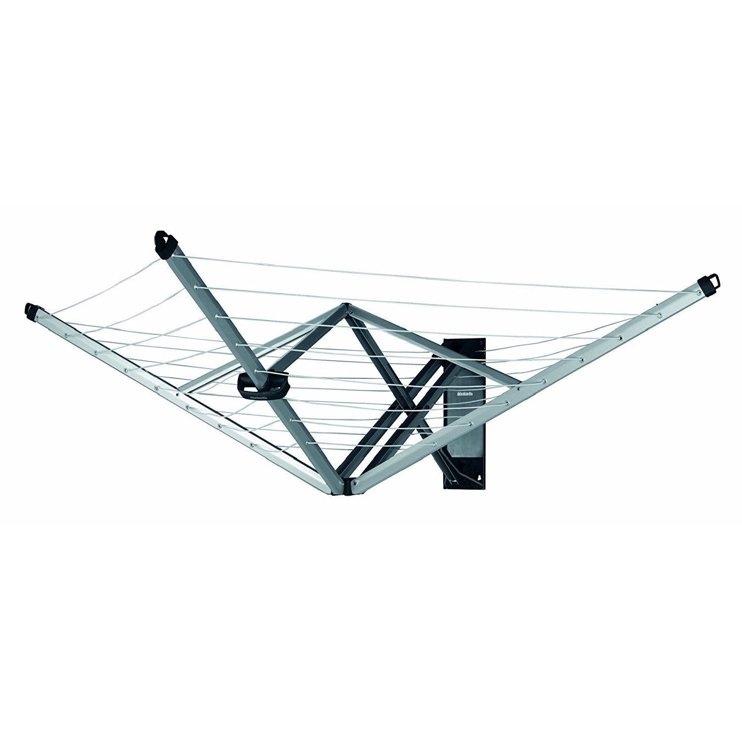BRABANTIA WALLFIX ROTARY FOLD AWAY 24M CLOTHES LINE WITH COVER Buy Wall Mounted Clothes Lines