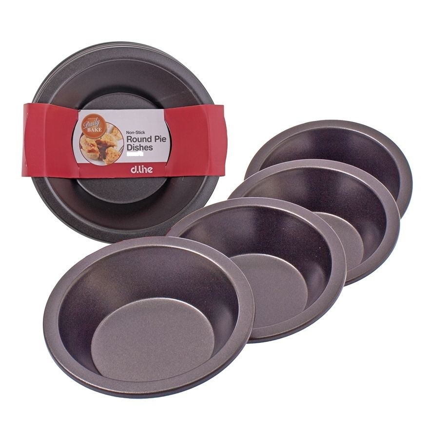 NONSTICK MINI PIE PANS 12cm x 3cm SET OF 6 Buy Tart, Quiche & Pie