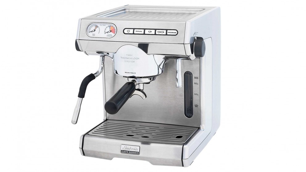 Sunbeam EM7000 Cafe Series Espresso Coffee Machine Stainless Steel ...