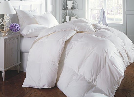 50 50 White Goose Down Feather Quilt Buy King Quilts 784930