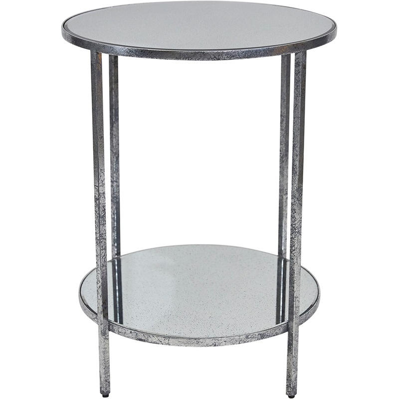 Cocktail Side Table - Silver Leaf | Buy Side Tables ...