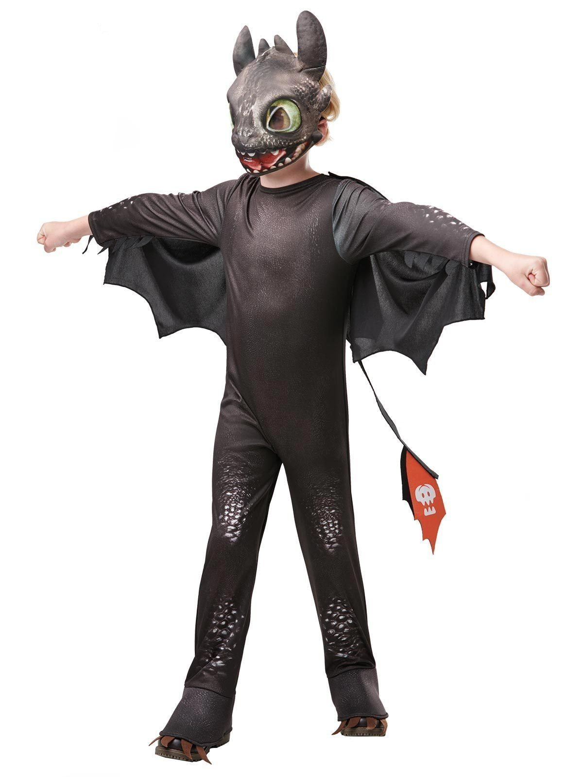 Toothless Night Fury Deluxe Costume for Kids Universal How to Train