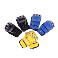 Half Finger Boxing Gloves MMA Fight Punch Ultimate Mitts