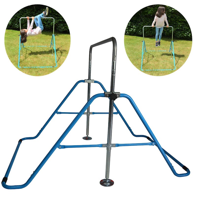 Kids Gymnastics Bars Training Horizontal Children Monkey Bars Adjustable Height Outdoor Climb