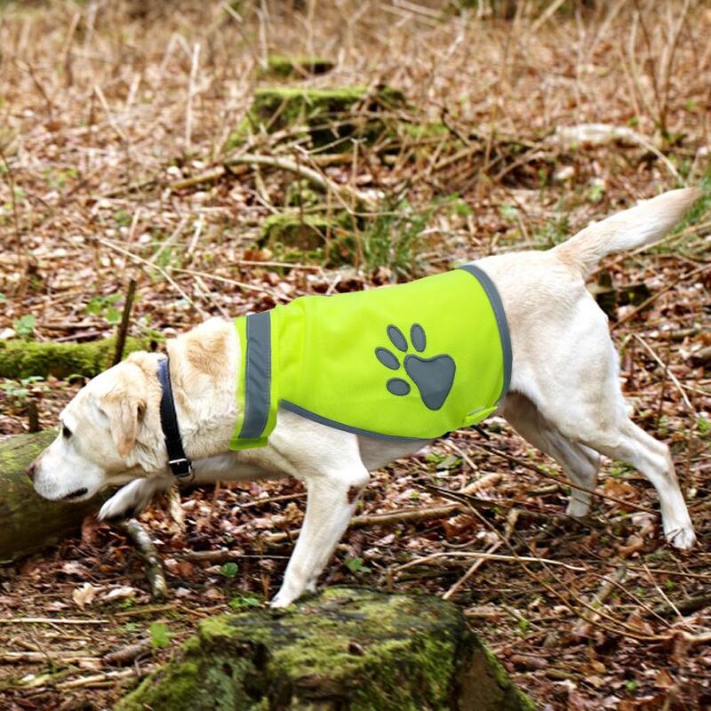 Reflective Dog Vest Clothes High Visibility Small Large Dogs Safety