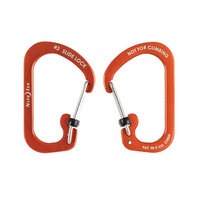 #3 ORANGE Nite Ize SlideLock Carabiner Aluminum