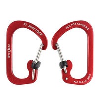 #2 RED Nite Ize SlideLock Carabiner Aluminum