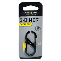 #2 BLACK Nite Ize S-Biner SlideLock