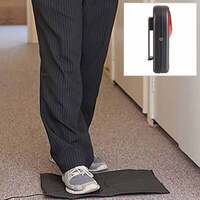 Pressure Activated Alarm Mat w/ Siren & Strobe