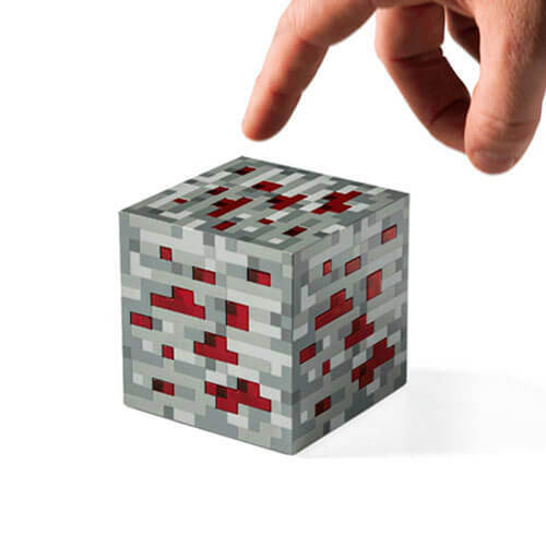 Minecraft Light Up Redstone Ore Buy Collectable Figurines