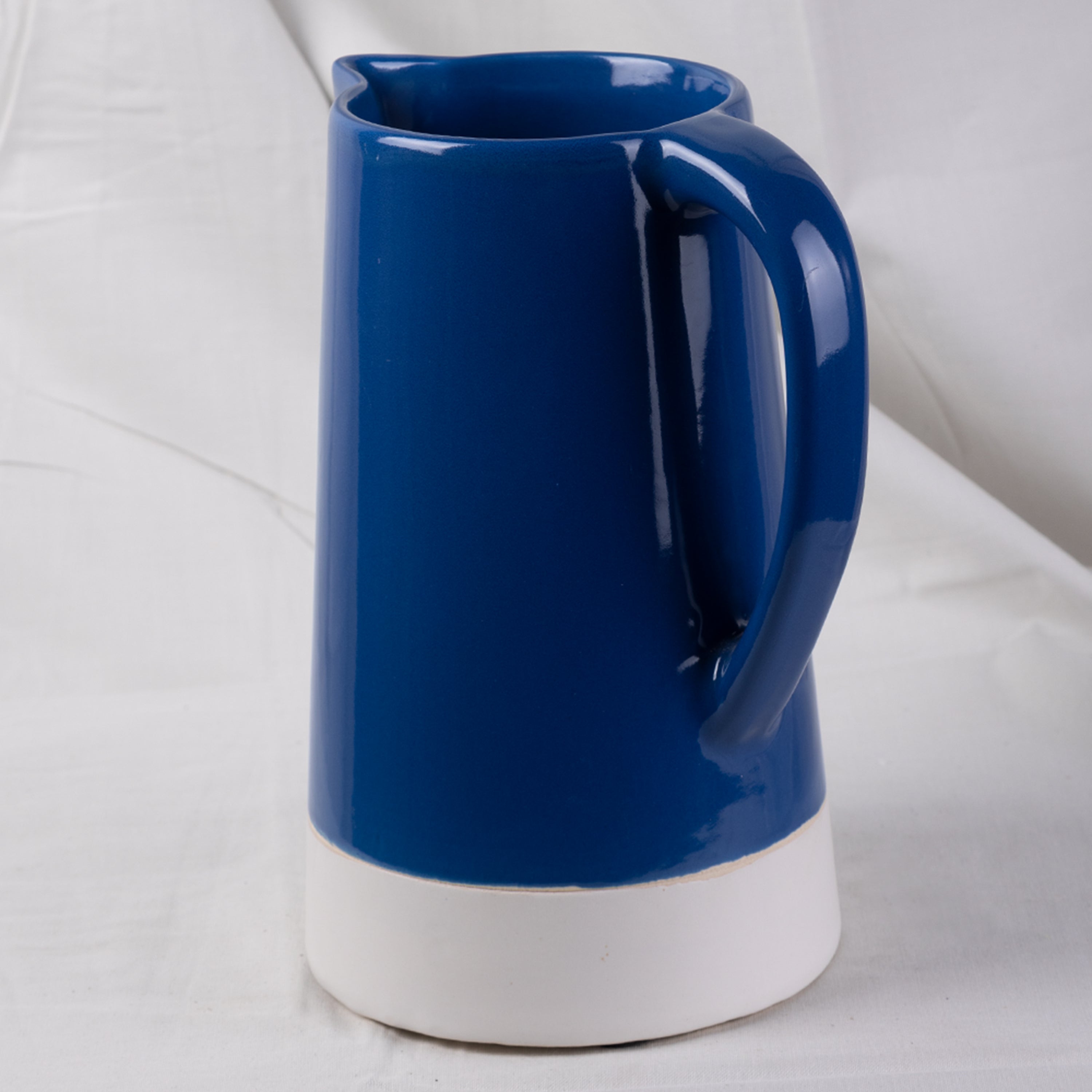 Marine Blue Ceramic Pitcher/Jug/Vase Buy Vases & Decorative Pots 911313