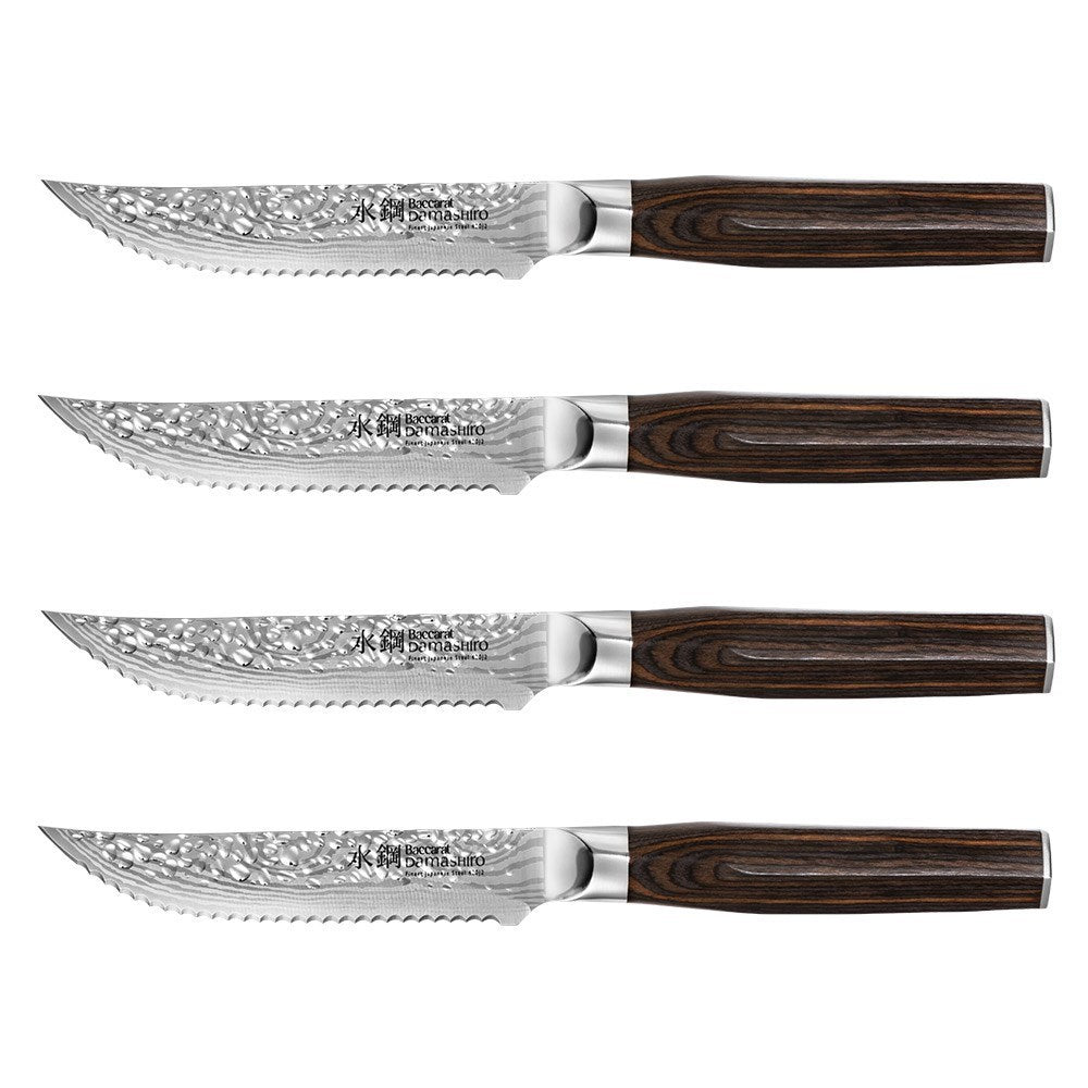 Baccarat Damashiro Emperor Japanese Steel 4 Piece Steak Knife Set Buy