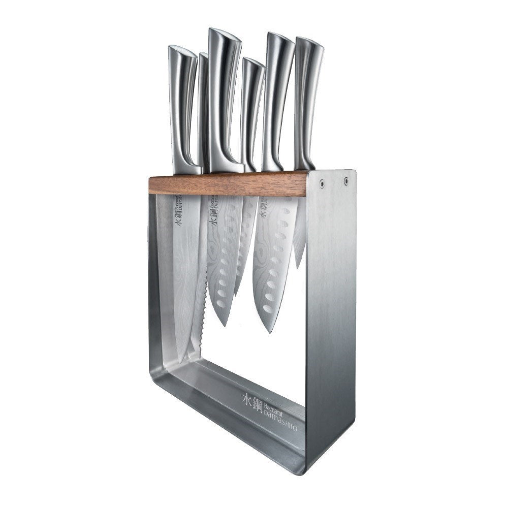 Baccarat Damashiro Kinzoku 7Piece Japanese Steel Knife Block Buy