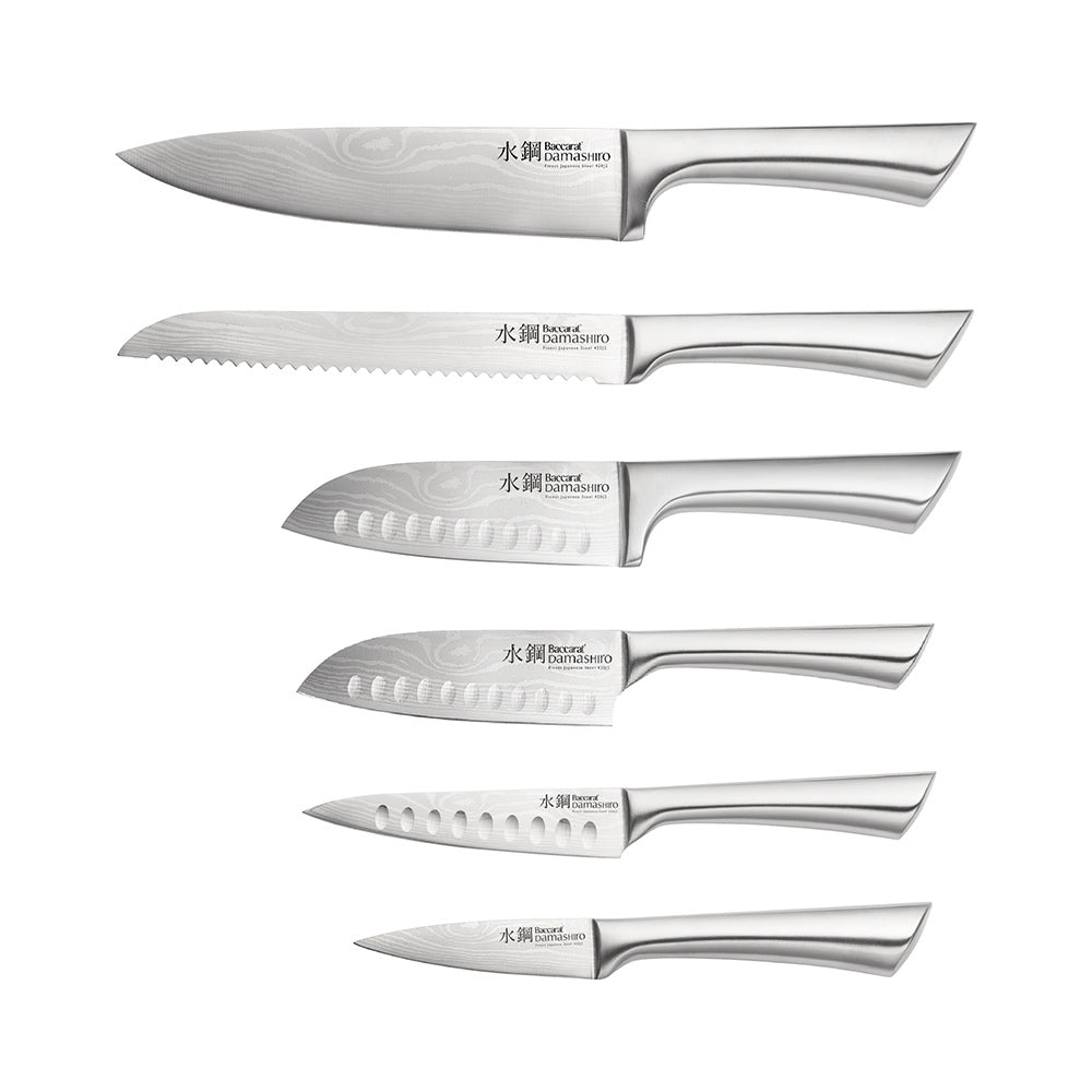 Baccarat Damashiro Kinzoku 7Piece Japanese Steel Knife Block Buy