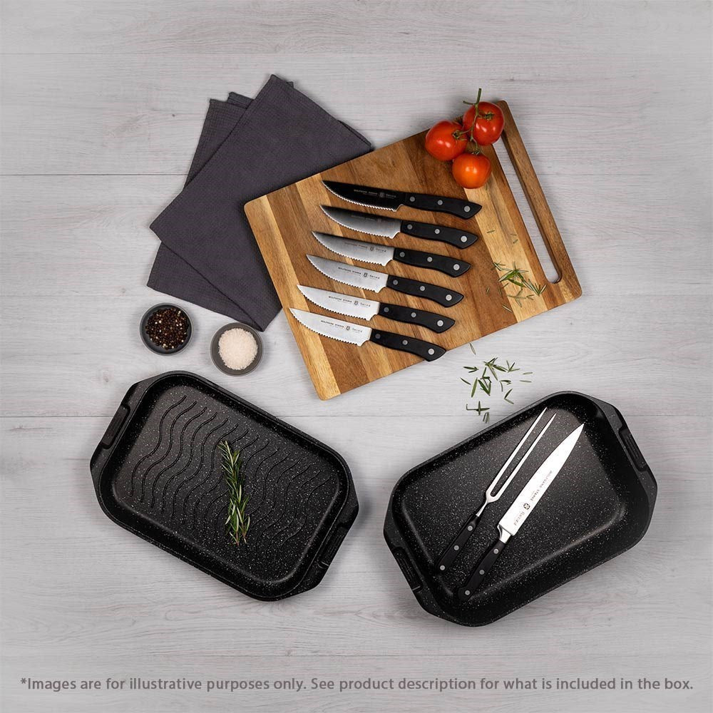 Baccarat Granite Cast Aluminium NonStick Roast & Grill Multi Pan 34 x