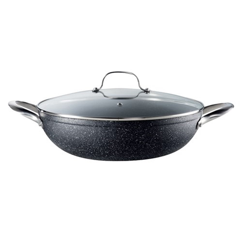Baccarat Rock All Pan With Lid 32cm Black Buy Woks 9350737184315
