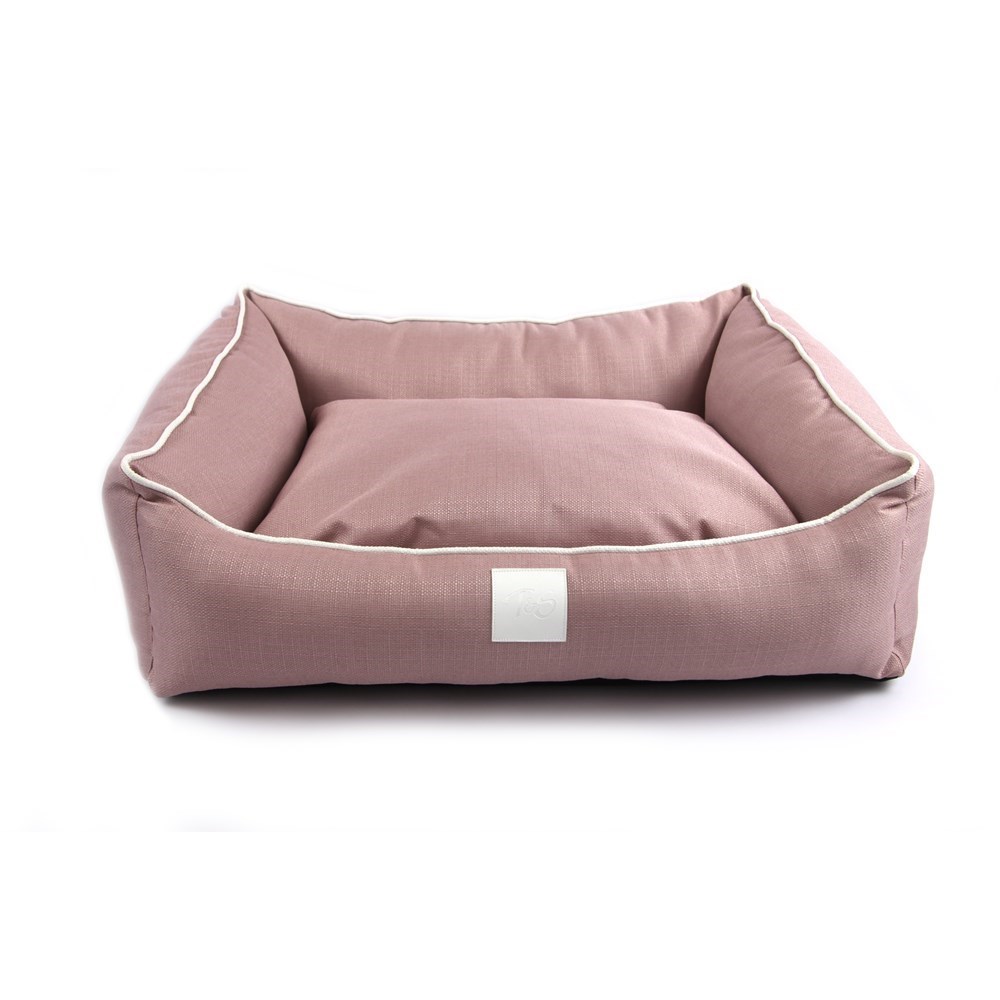T & S Isleep Pink Linen Dog Bed Small Buy Pet Beds 9333553011461