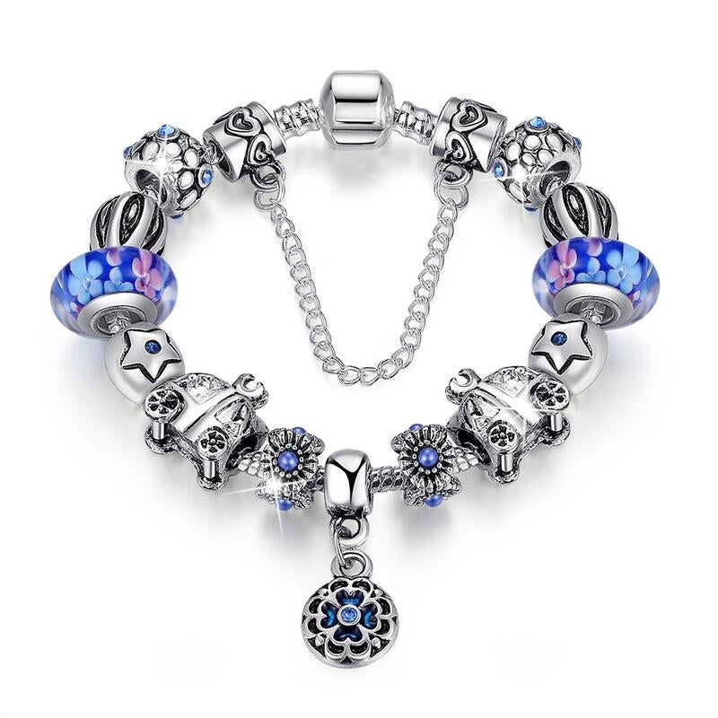 Pandora Inspired Full Set Beaded Charm Bracelet | Buy Bracelets ...