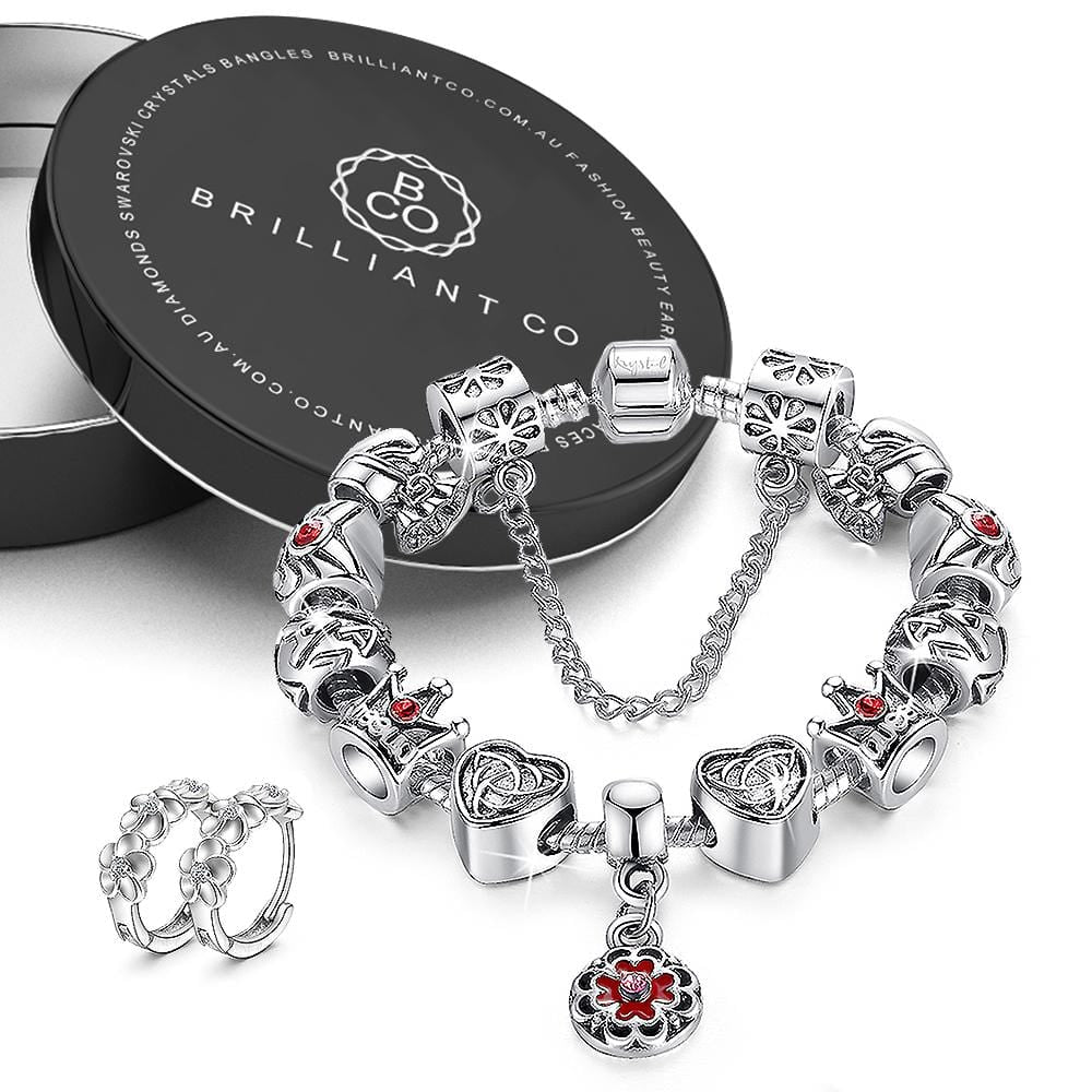 Pandora Inspired Full Set Beaded Charm Bracelet Buy