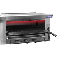 GasMax Heavy Duty NG/LPG CharGrill Salamander With Heavy Duty Cast Iron Shelf