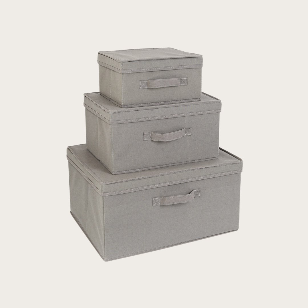 canvas storage boxes