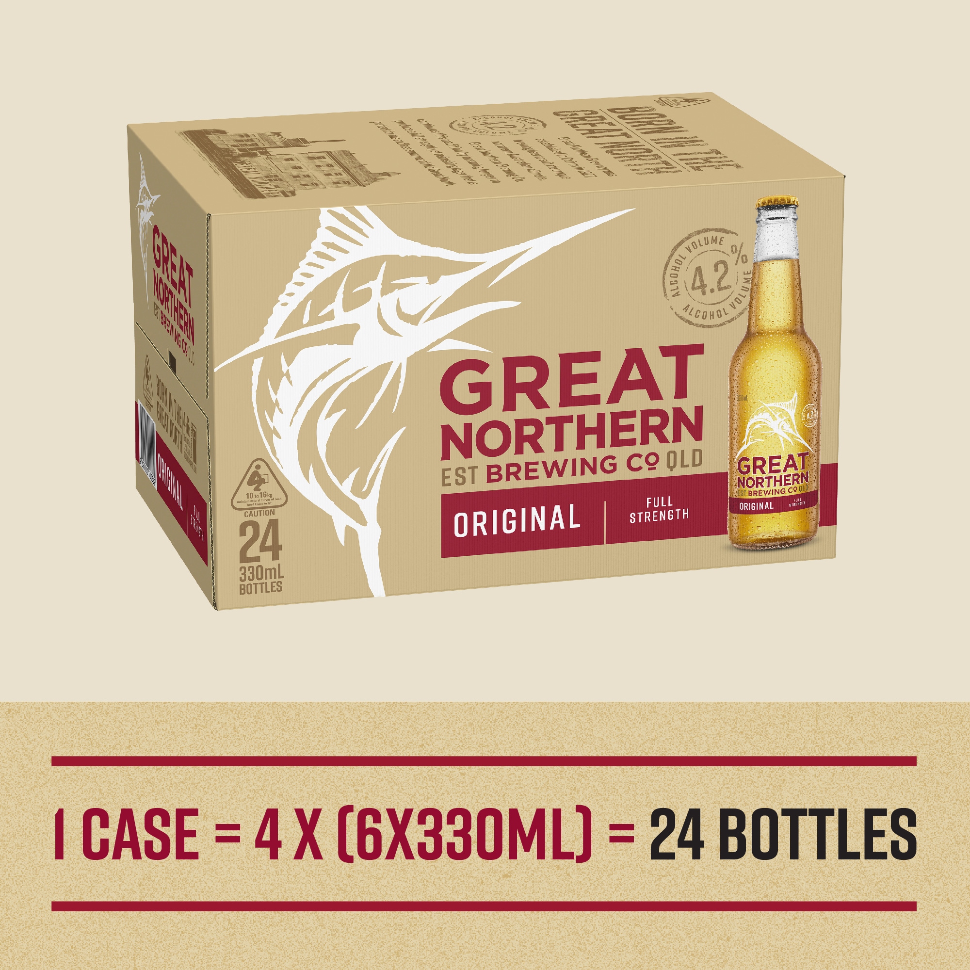 Great Northern Original Lager Beer Case 24 x 330mL Bottles Buy Beer 9320000500562 Great Northern Original Lager Beer Case 24 x 330mL Bottles Buy Beer 9320000500562