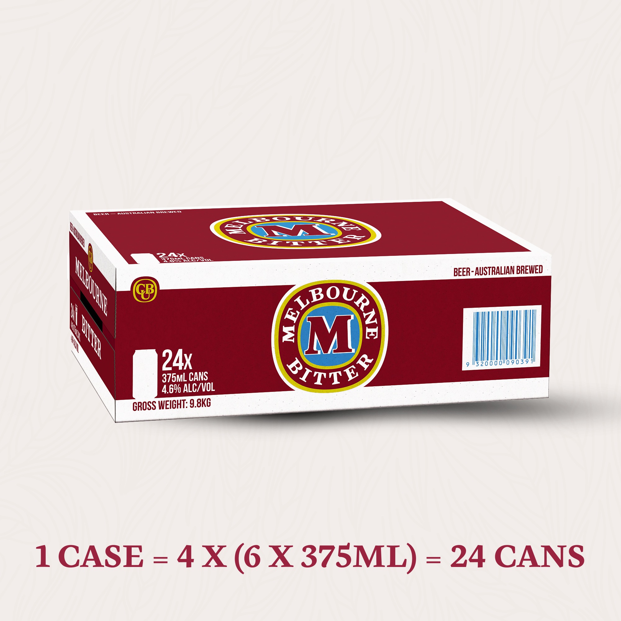 Melbourne Bitter Beer Case 24 x 375mL Cans Buy Beer 9320000004206