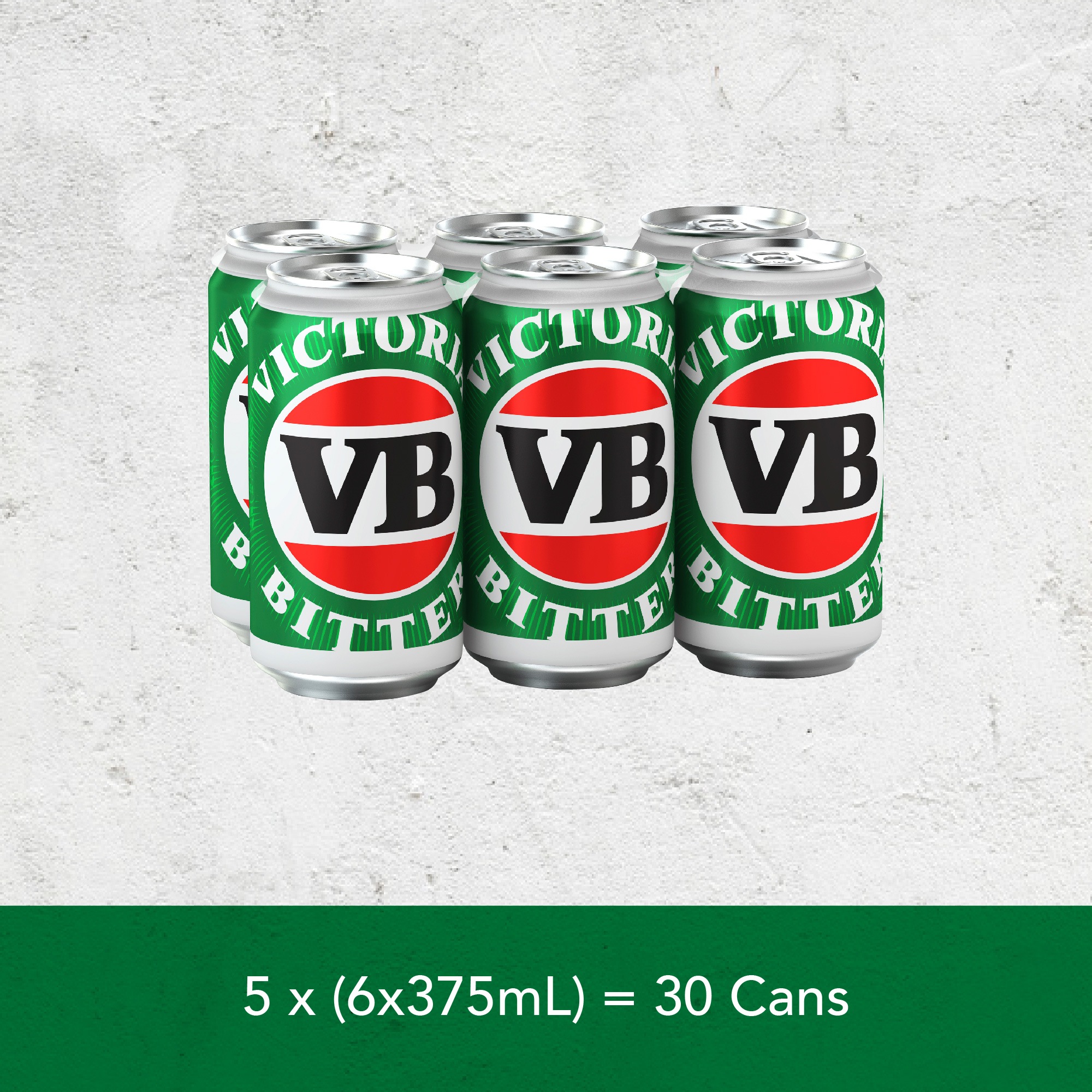 Victoria Bitter Beer Case 30 x 375mL Cans Buy Beer 9320000090360