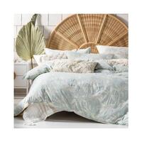 NEW Linen House Fernanda Teal Bed Quilt Cover Set Romantic Colonial