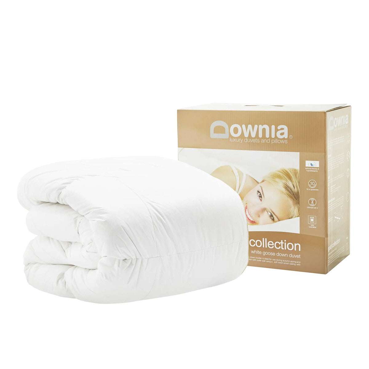 Gold Collection White Goose Down Quilt by Downia Buy King Quilts