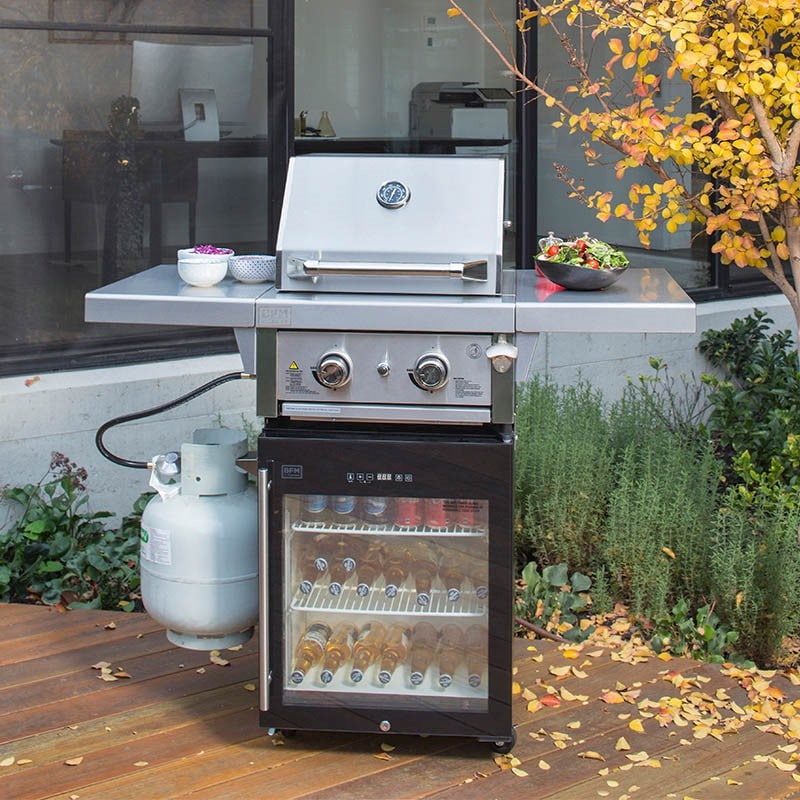 Gasmate BFM 2 Burner BBQ & Fridge Buy Barbecues 9314388008666