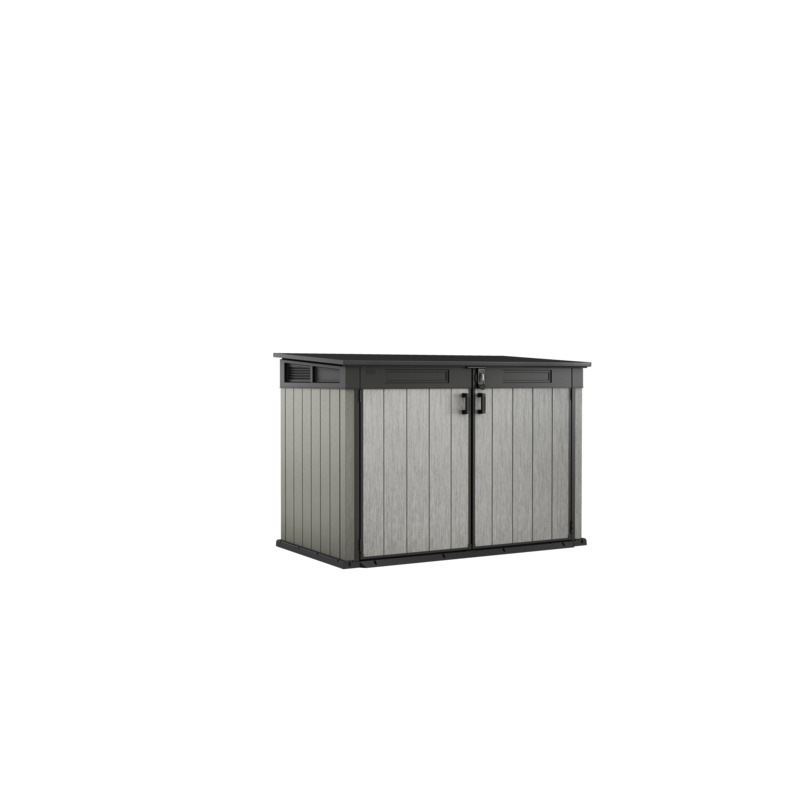 Cedar garden sheds KETER Grande Store Outdoor Storage/Wheelie Bin Shed (Deco ...