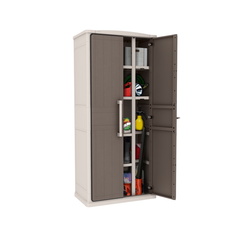 Keter Optima Wonder Outdoor Storage Cabinet Taupe Beige Buy