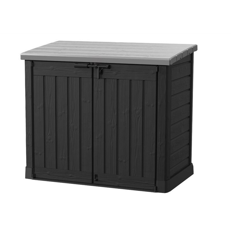 keter store-it-out max outdoor storage/wheelie bin shed