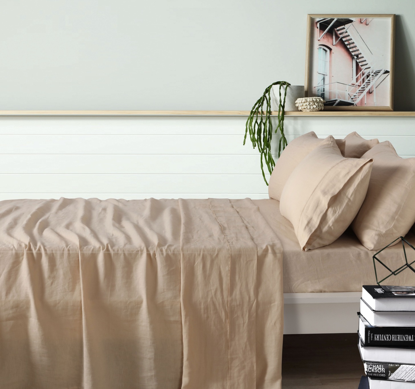 100 French Flax Linen Sheet Set Birch Buy Sheet Sets 9330275078574