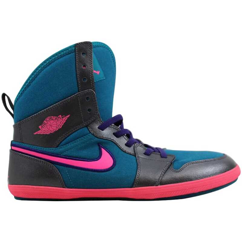 pink and teal jordans