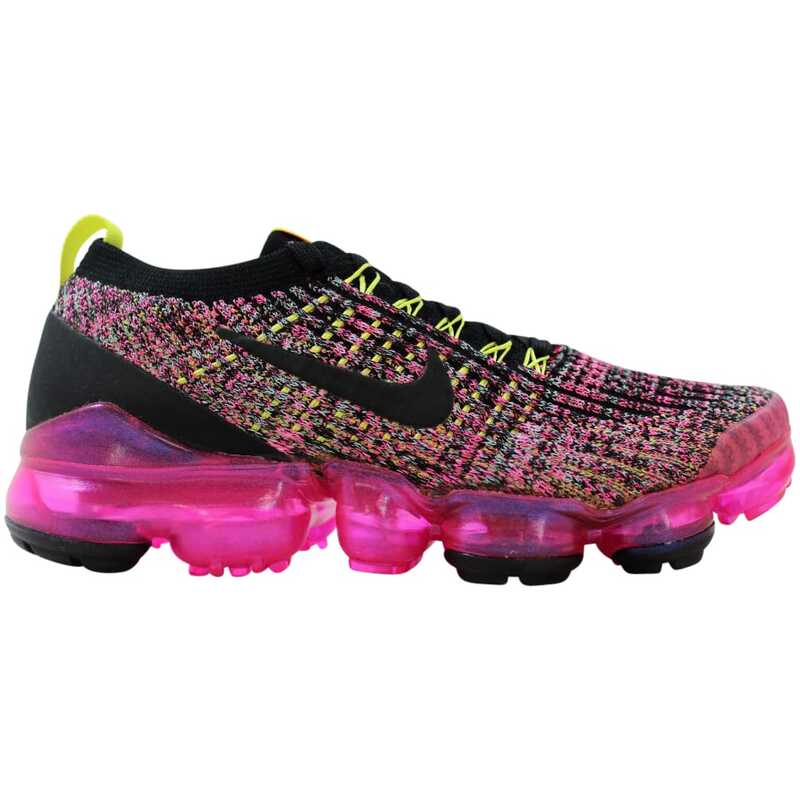 vapormax flyknit 3 black and pink