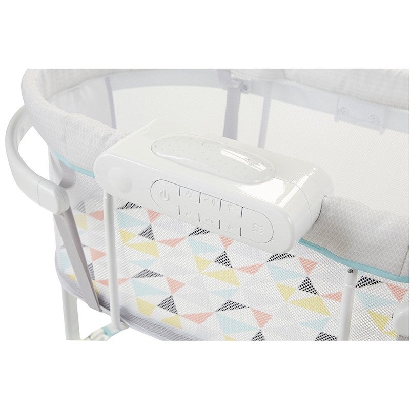 Baby Bassinet Infant Crib With Music Vibration And Lighting