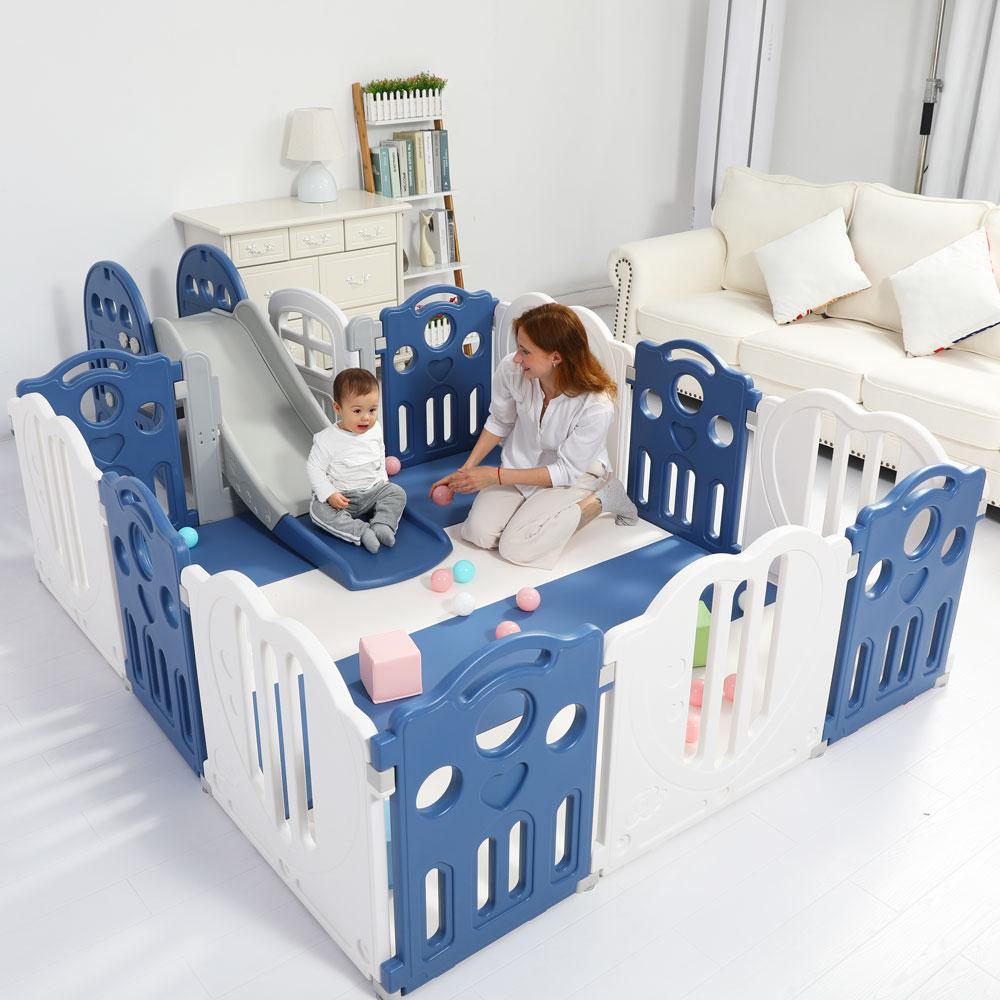 Baby Playpen Kids Activity Centre Safety Play Yard Home Indoor Blue 1269992 01 ?v=637205598246228223