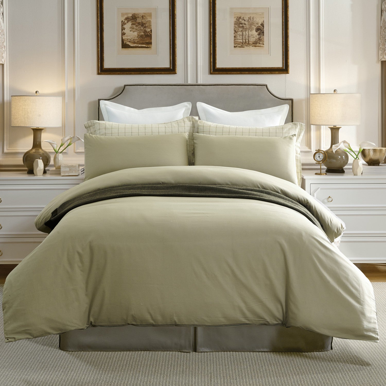 100 Cotton Plain Taupe Quilt Cover Set Buy Quilt Cover Sets