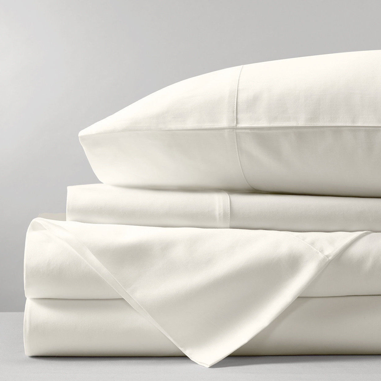 100 Premium Cotton 800TC Sateen Luxury Sheet set OffWhite Colour Buy