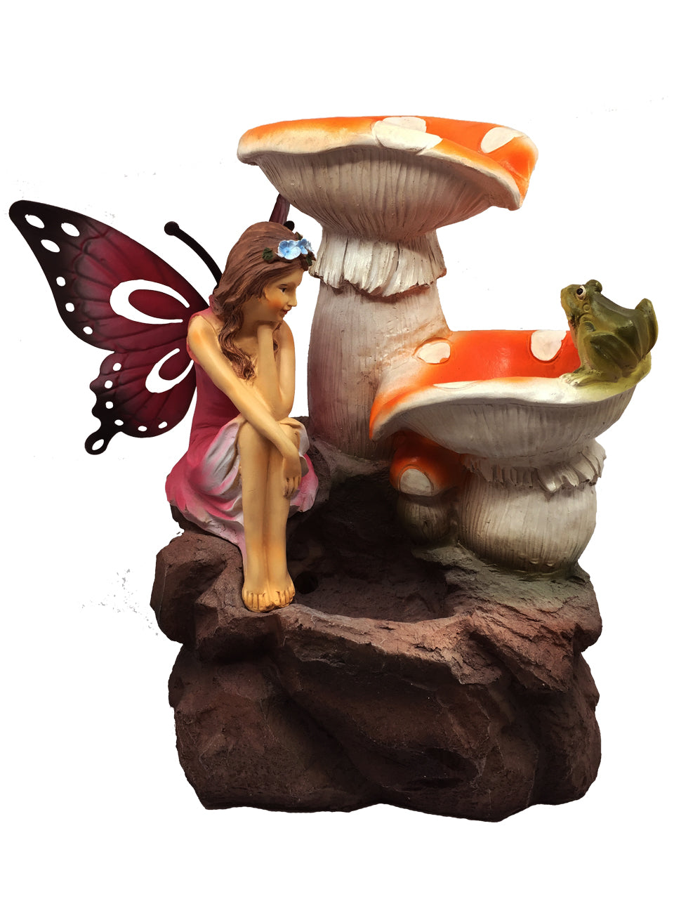 Fairy with Solar Water Fountain Buy Water Features & Fountains