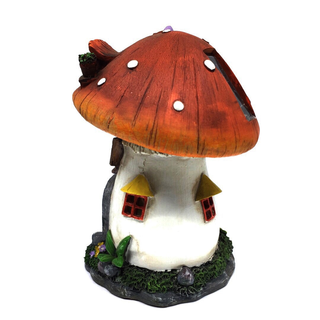 Gnome Mushroom House with Solar Light Buy Garden Ornaments