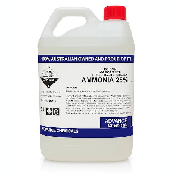 Ammonia 25 5Lt General Purpose Cleaner Buy Window Cleaning 786079
