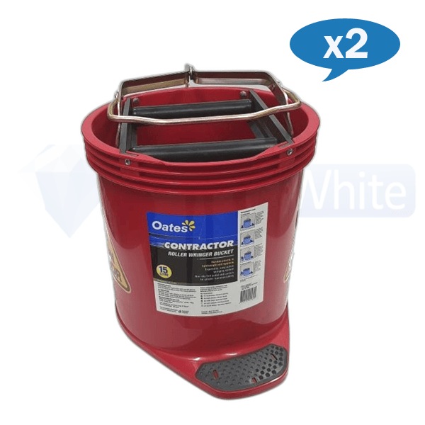 Oates Contractor Wringer Mop Bucket 15Lt Buy Mops 9310124245692