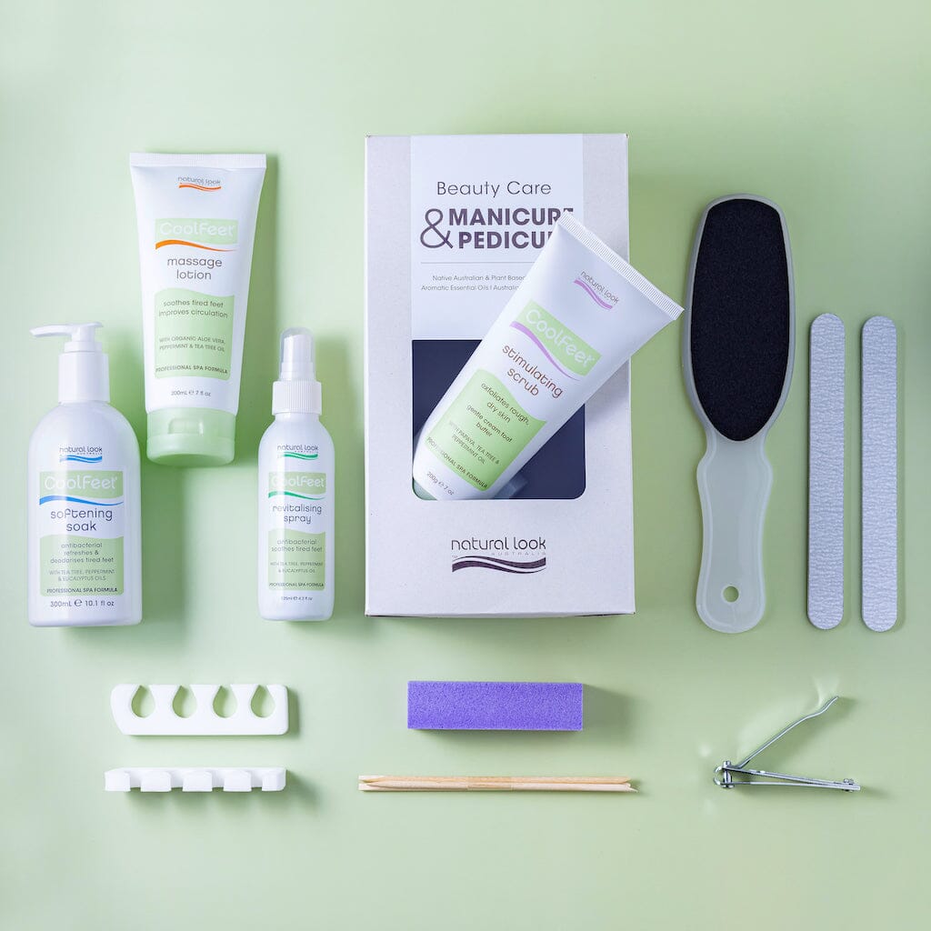 Pedicure Kit Cool Feet Natural Look + FREE LOTION Buy Foot Care