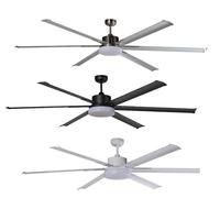 Albatross DC 2100mm 84" Ceiling Fan w/ Remote, 6 Blades & 24w LED in 3000k or 5000k Martec Lighting - MAFML + MAF210
