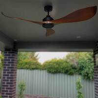 Arlec 130cm White 35w Washington Ceiling Fan With Remote Control